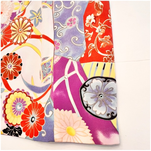 David Meister Floral Strapless Dress Size 8 - Picture 8 of 16